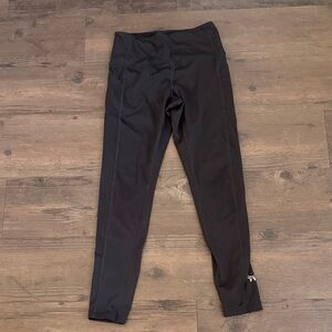 Victoria's Secret Black Leggings PINK cozy, fleece lined with pockets